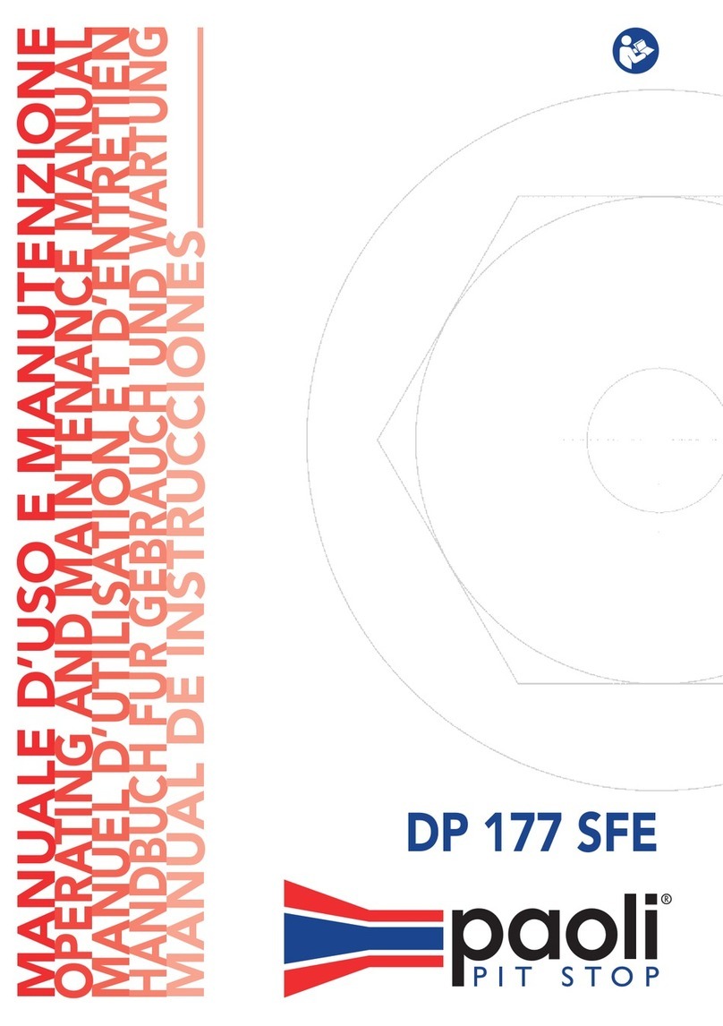 Paoli DP 177 SFE Operating instructions