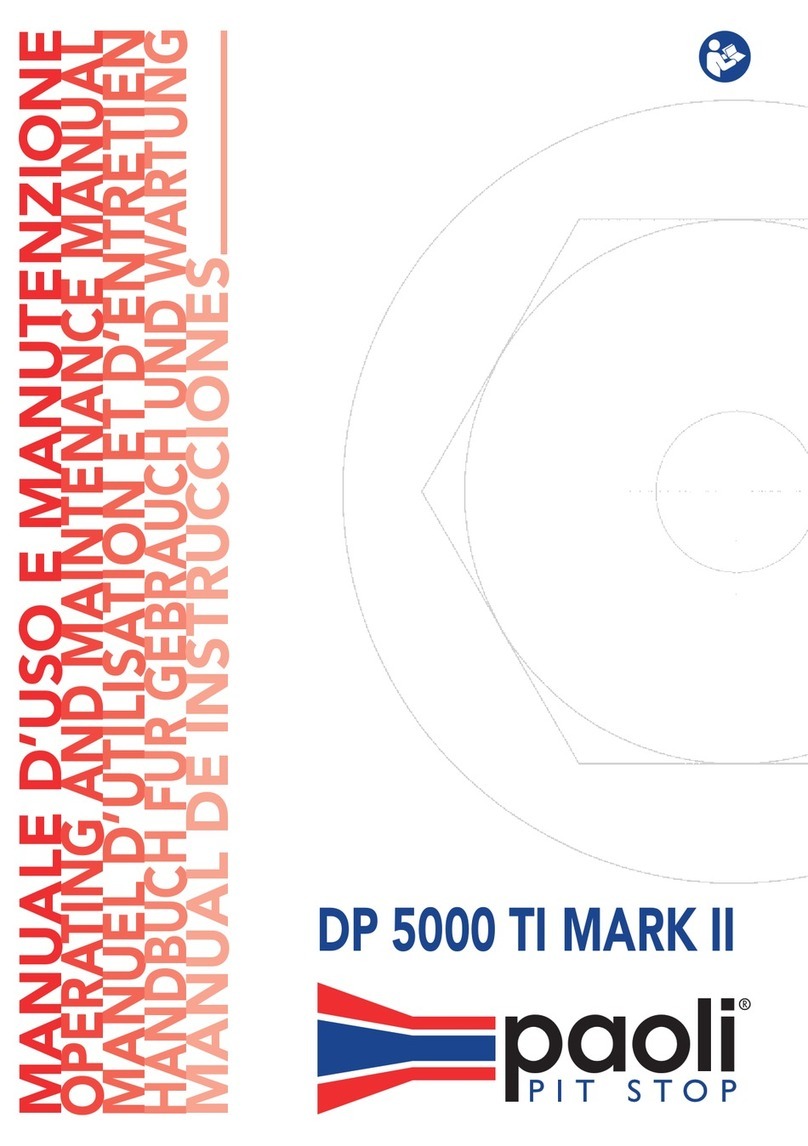 Paoli DP 5000 TI MARK II Operating instructions