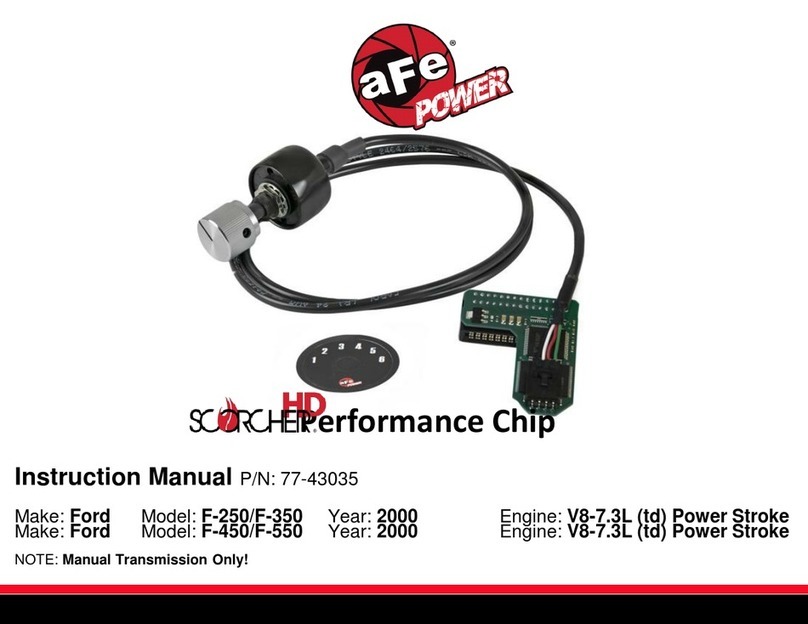 aFe Power F-250 User manual