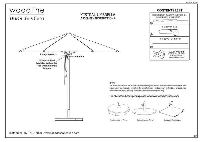 Woodline Mistral Assembly instructions Woodline Mistral Assembly instructions