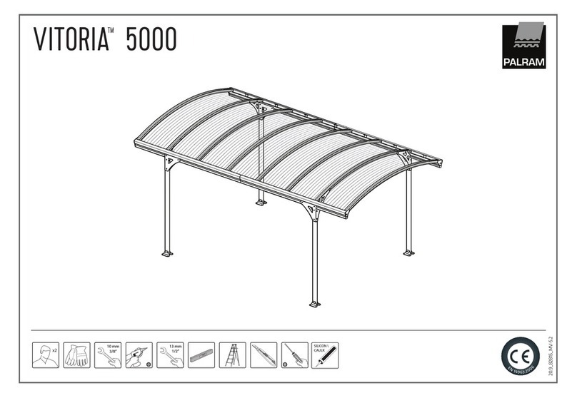 Palram CANOPIA VITORIA 5000 User manual