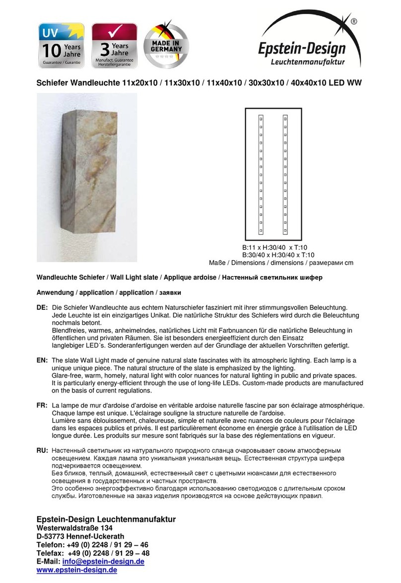Epstein-Design 15362 User manual