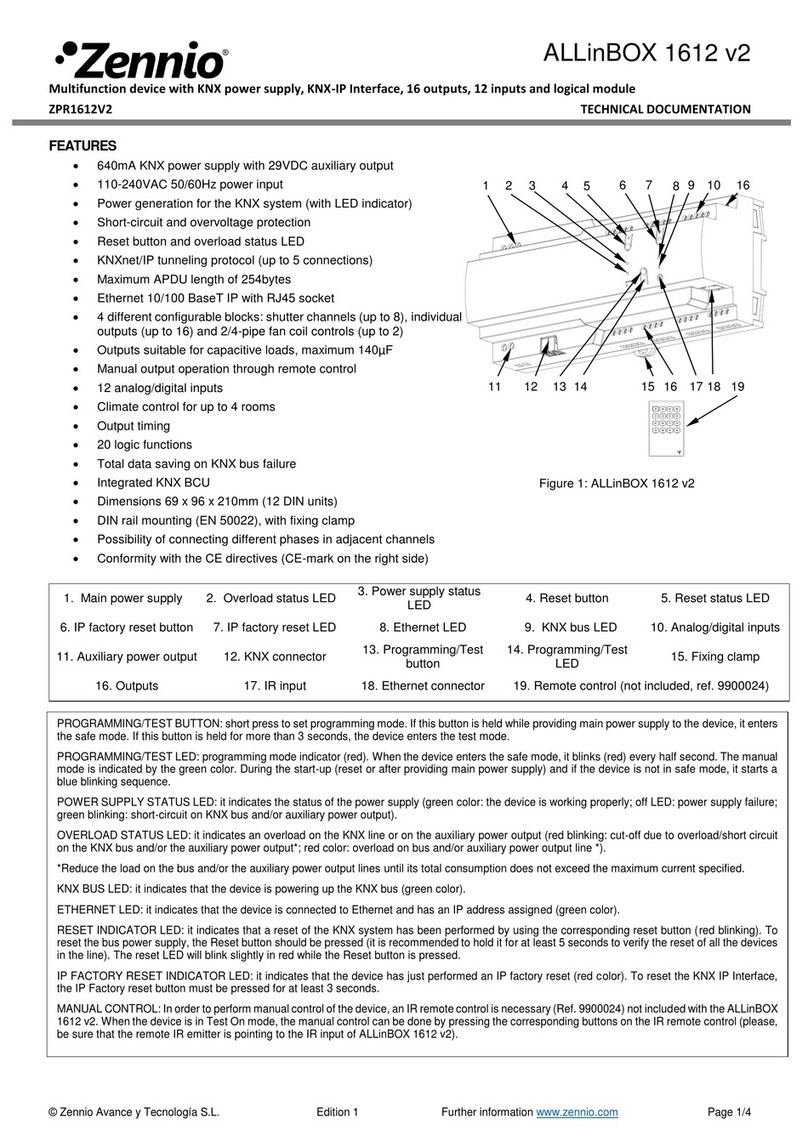 Zennio ALLinBOX 1612 v2 Guide