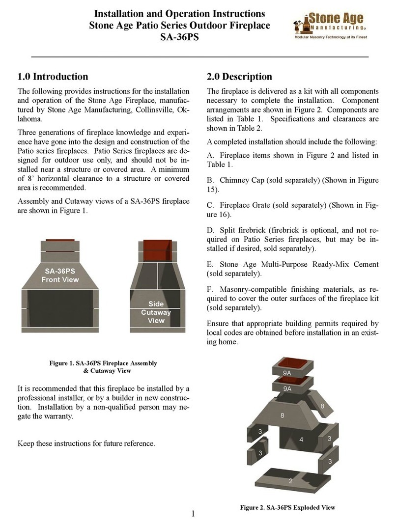 StoneAge SA-36PS User manual