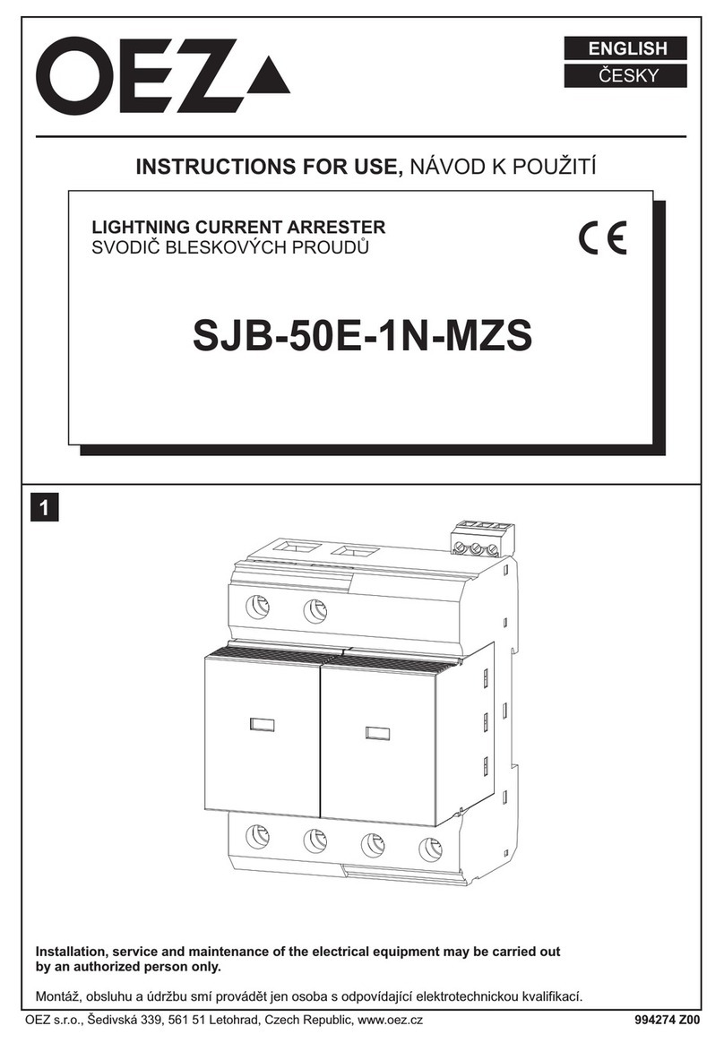OEZ SJB-50E-1N-MZS Instructions for use