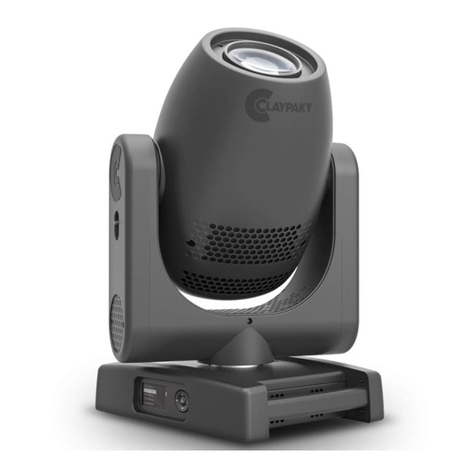 Claypaky Axcor Profile 400 User manual