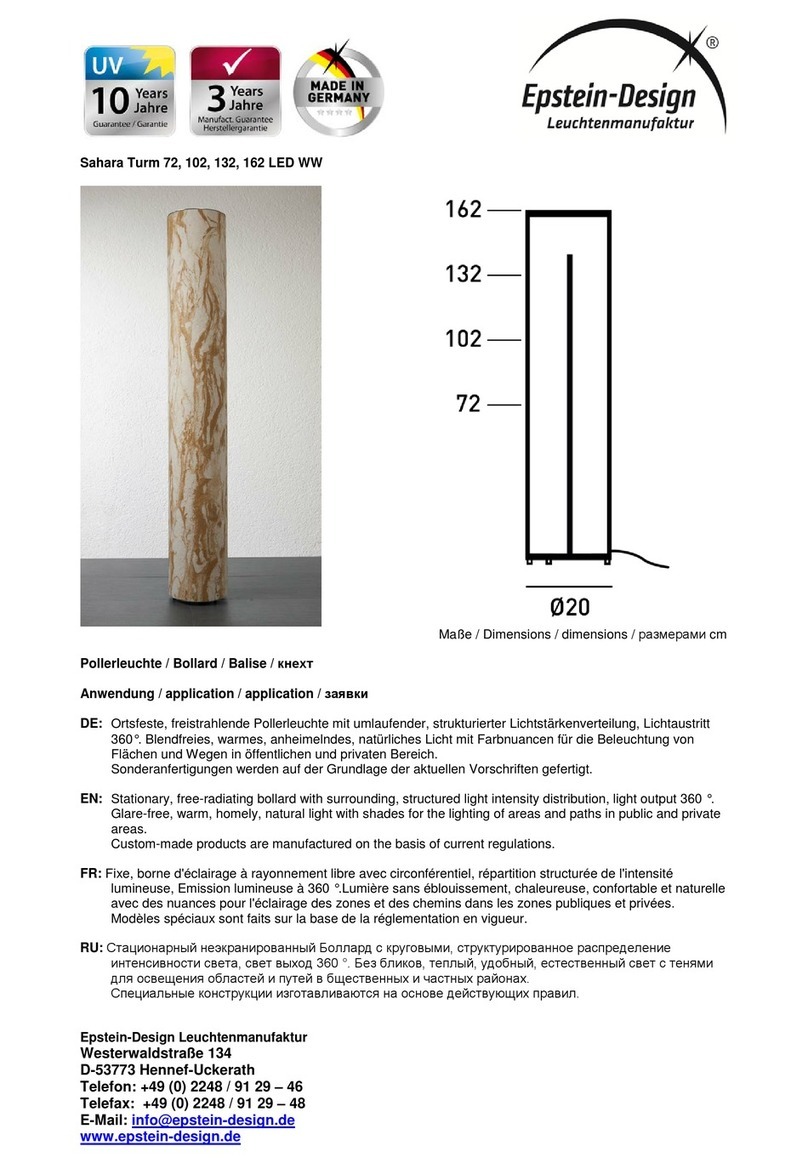 Epstein-Design Sahara Column 72 manual
