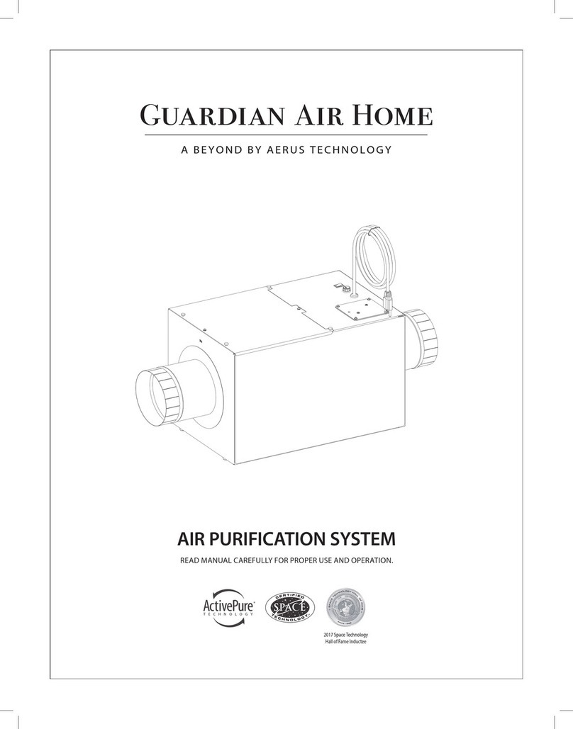 Aerus Beyond Guardian Air Home User manual