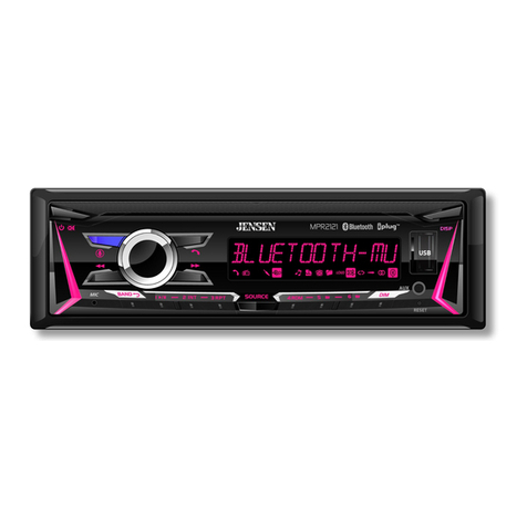 Jensen MPR2121 Installation & owner's manual