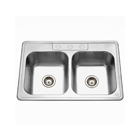 HOUZER Topmount installation instructions