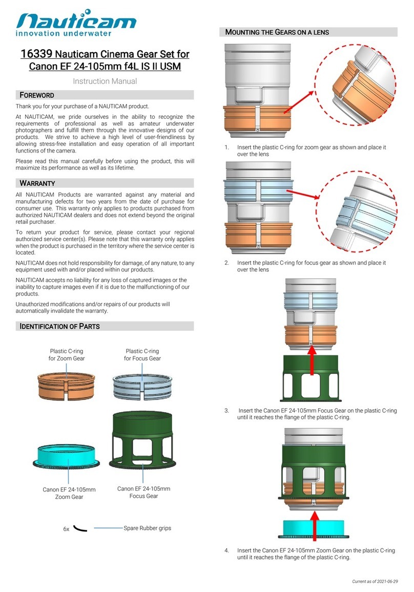Nauticam 16339 instruction manual