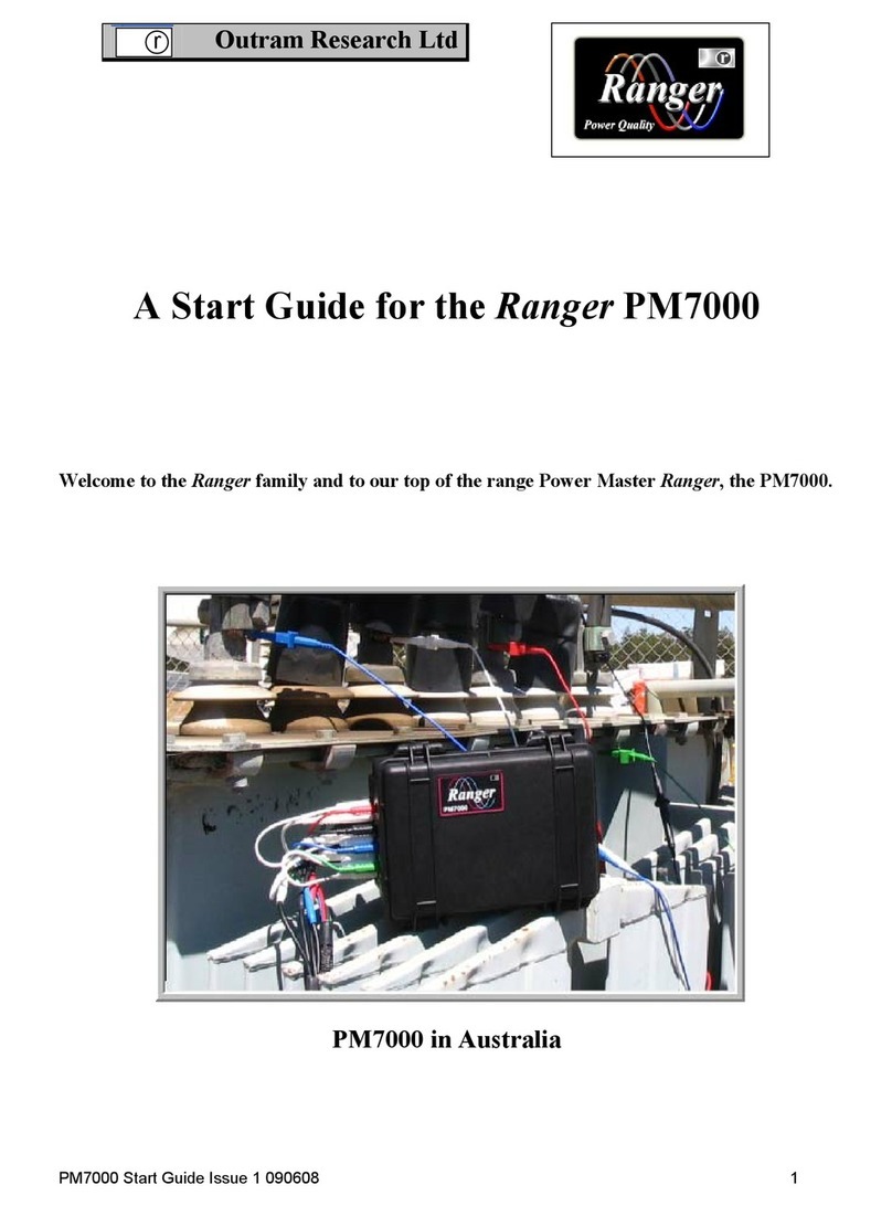 Ranger PM7000 Start guide