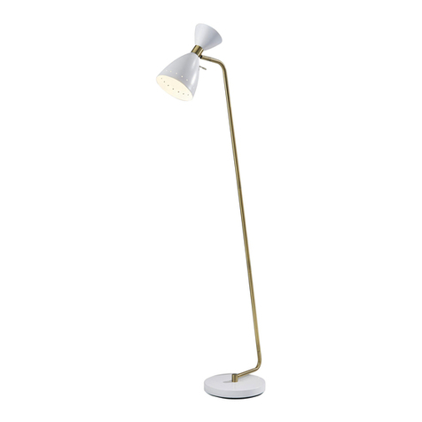 Adesso Oscar Floor Lamp User manual