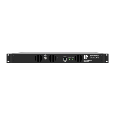 Blonder tongue HDE-8C DIN SERIES user manual Blonder tongue HDE-8C DIN SERIES user manual