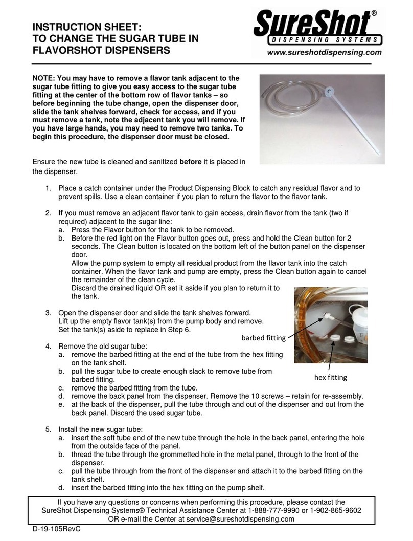 SureShot ACFC-10 instruction sheet