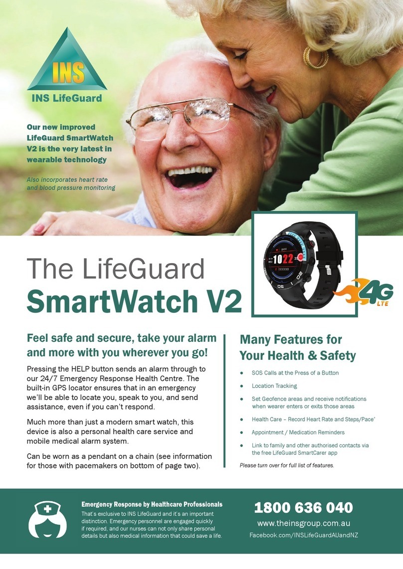 INS SmartWatch V2 quick start guide