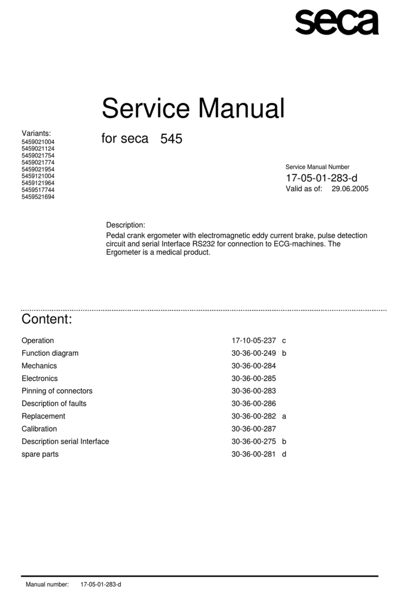 Seca 545 Series Service manual