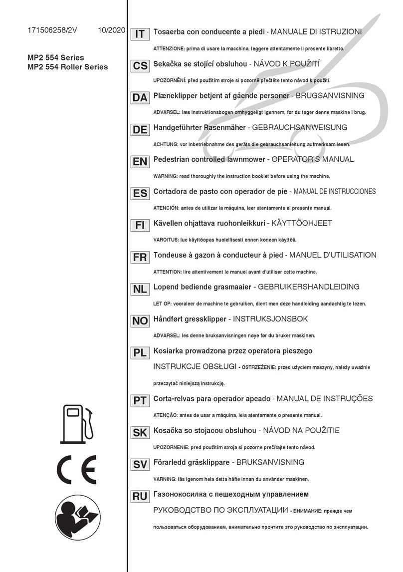 Stiga MP2 554 Series User manual