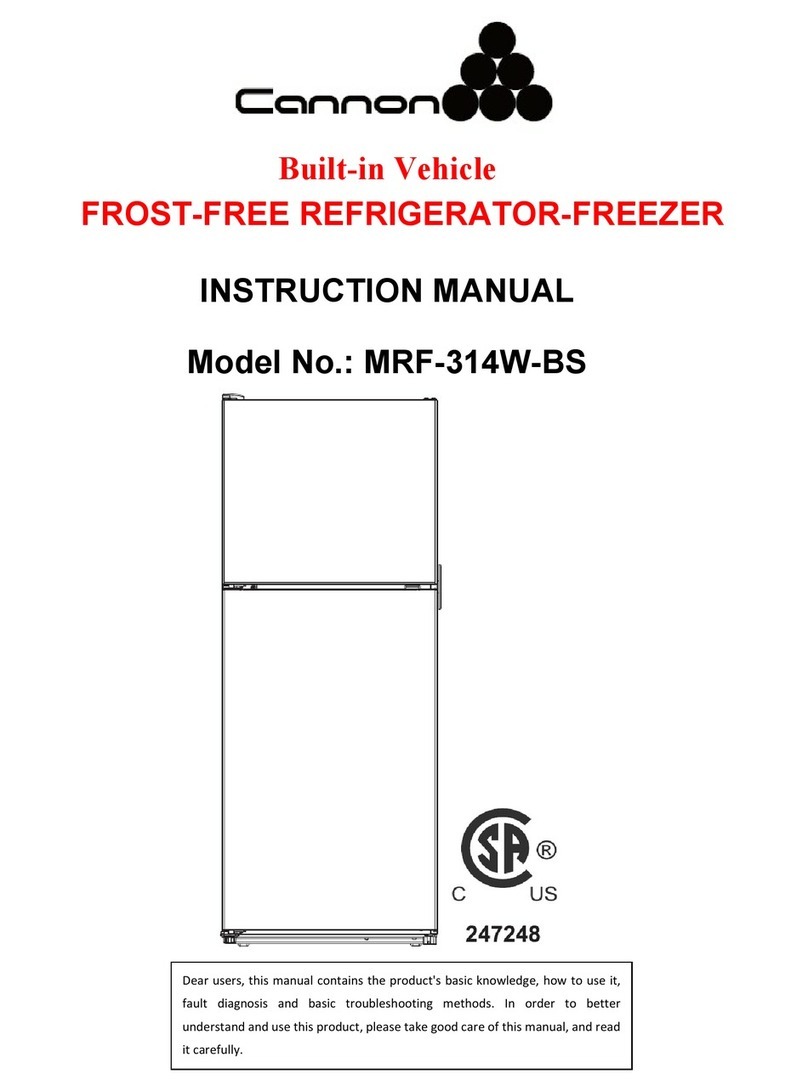 Cannon MRF-314W-BS instruction manual