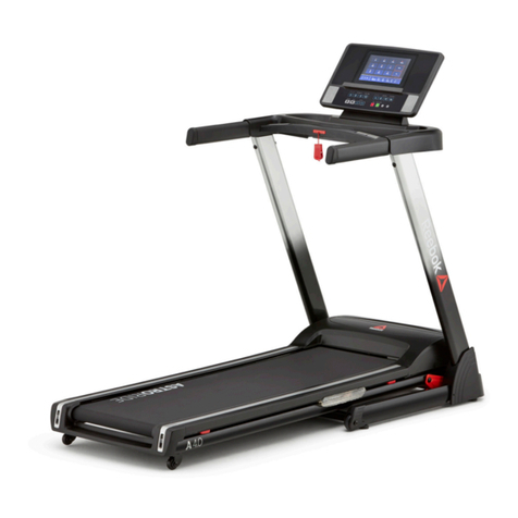 Reebok ASTRORIDE A4.0 Treadmill user manual