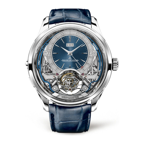 Jaeger-leCoultre HYBRIS MECHANICA CALIBRE 184 User manual