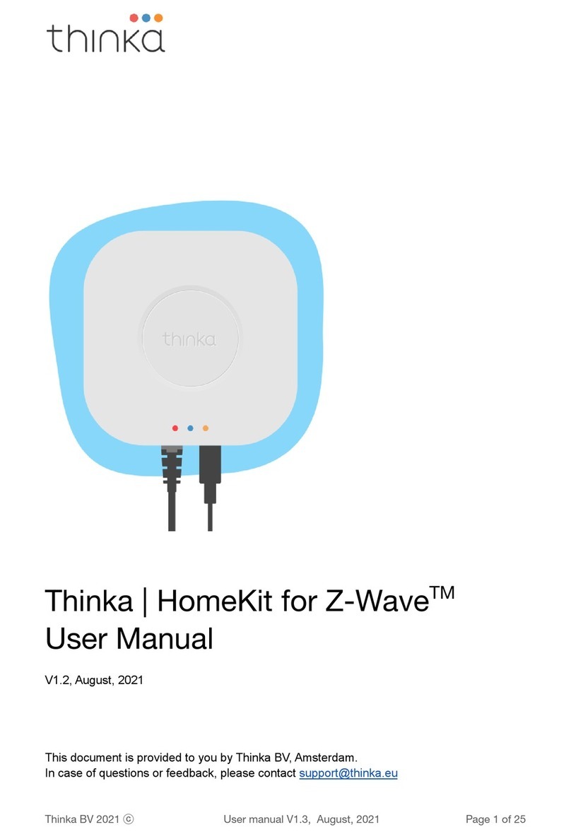 Thinka Z-Wave user manual