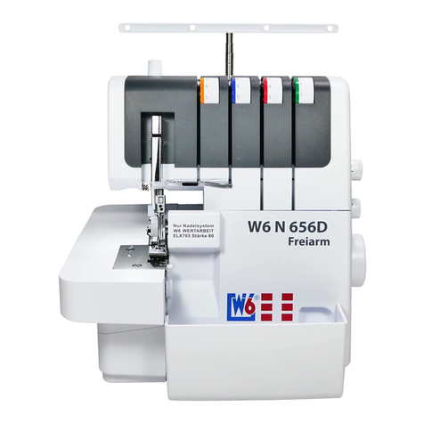 W6 WERTARBEIT N 656D Free Arm User manual