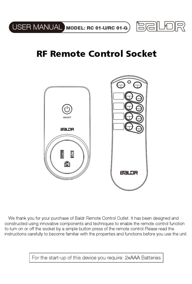 BALDR RC 01-U user manual