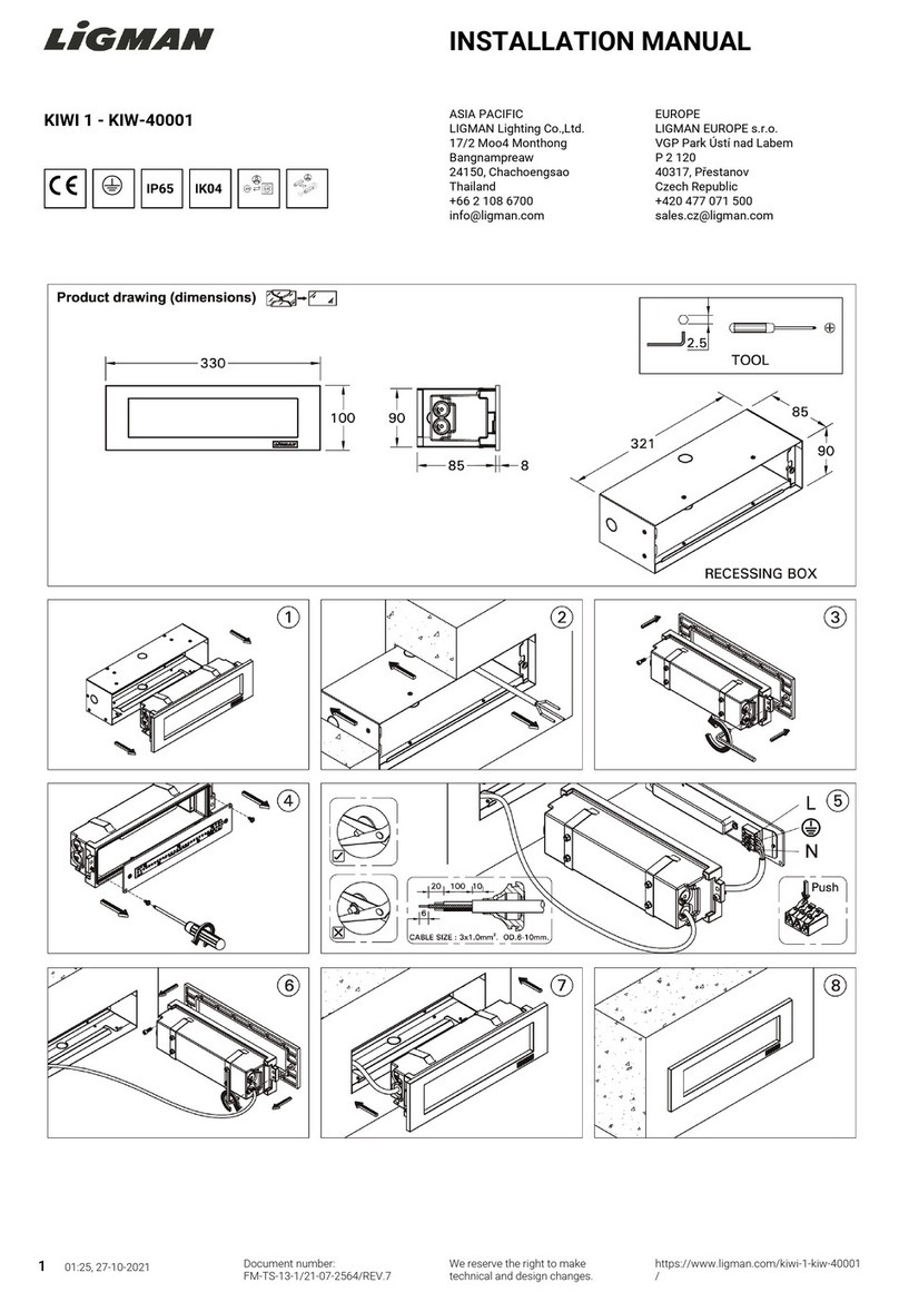 LIGMAN KIWI 1 User manual