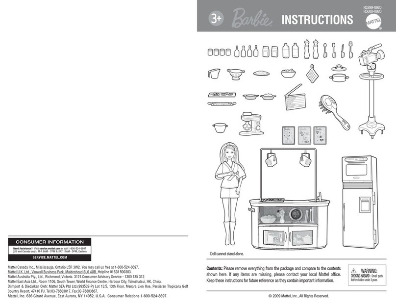 Mattel Barbie R5299-0920 User manual