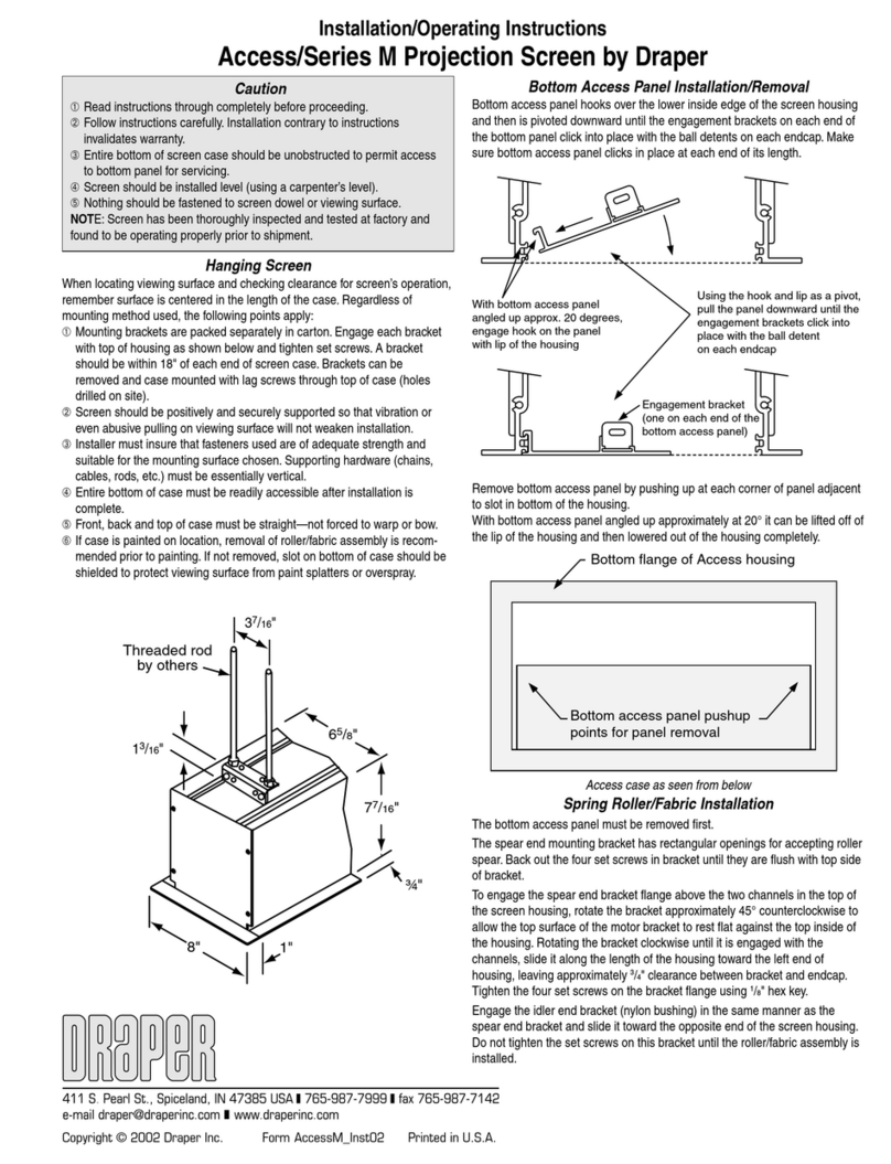 Draper M Series Manual