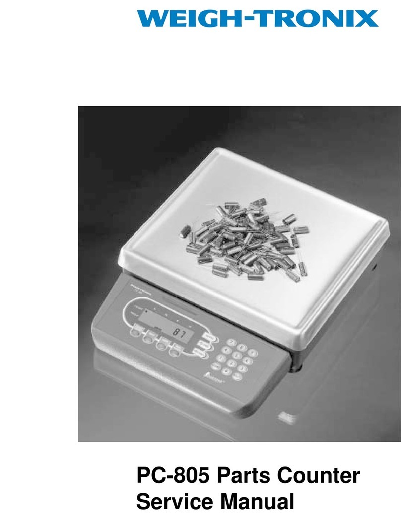 Avery Weigh-Tronix PC-805 Service manual