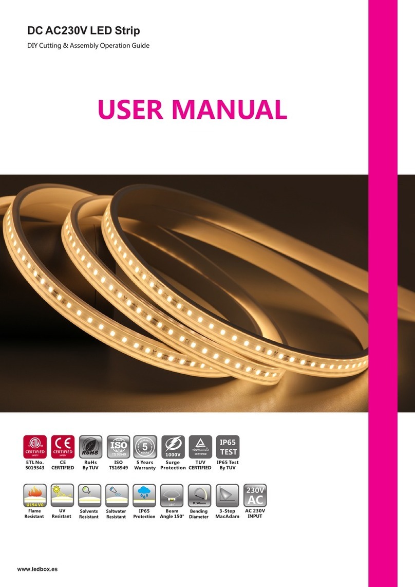 LEDBOX DC AC230V user manual