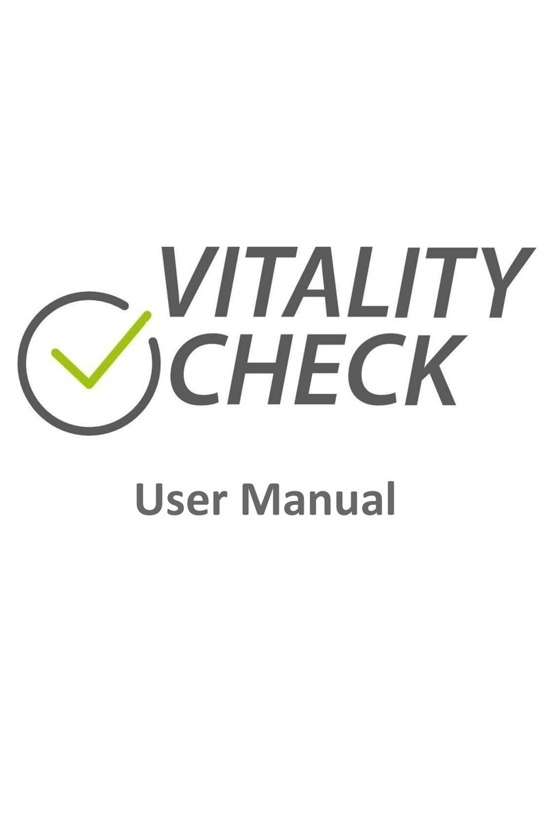 biozoom VITALITY CHECK MSRRS SCN05 user manual