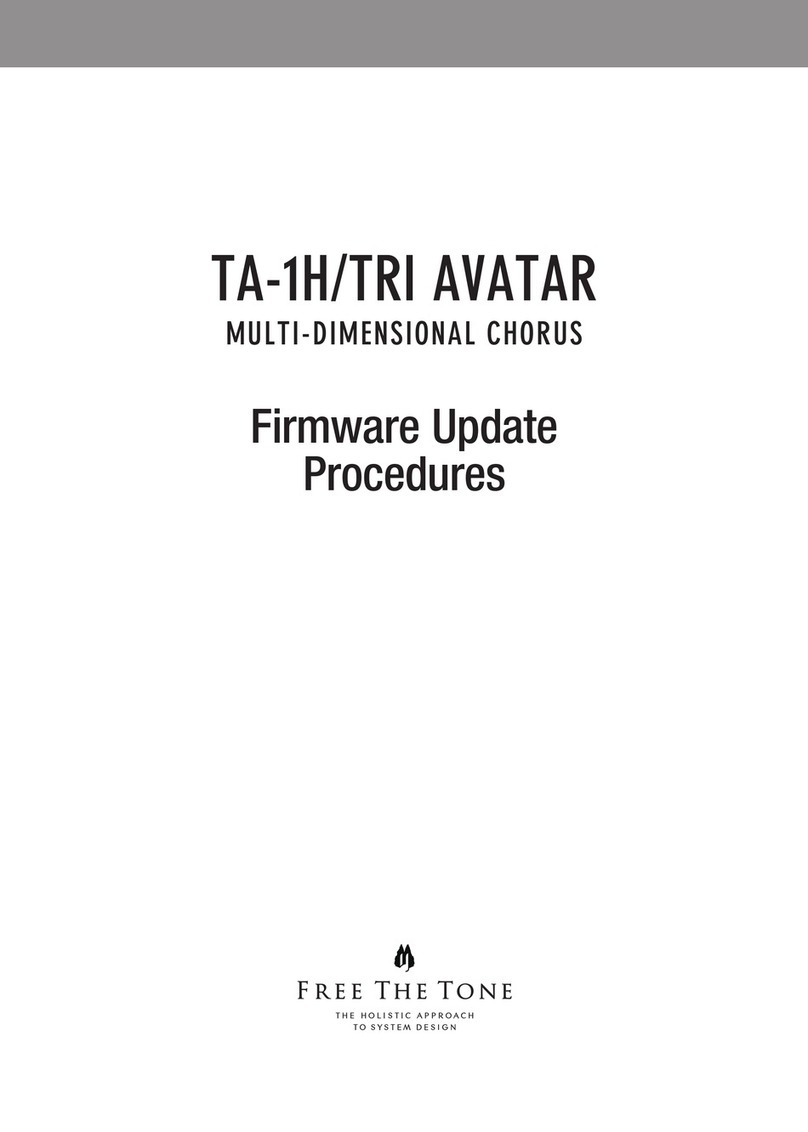 Free The Tone TA-1H Firmware update procedures