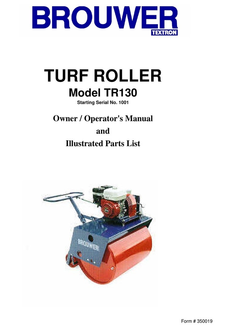 Textron BROUWER TR130 Setup guide