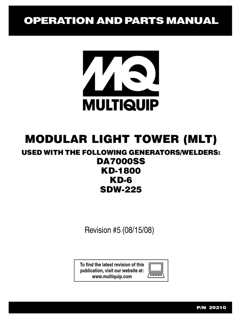MULTIQUIP MLT Parts & operation manual MULTIQUIP MLT Parts & operation manual