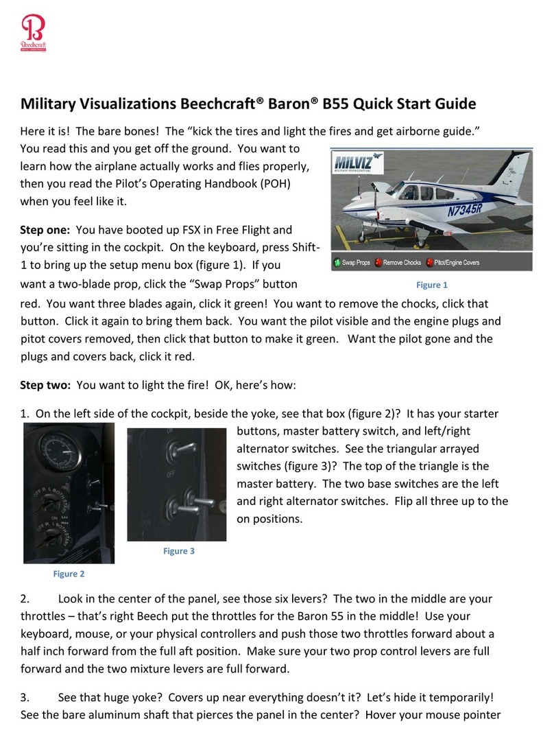 Beechcraft Baron B55 quick start guide