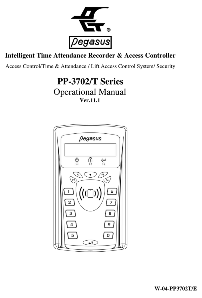 Pegasus PP-3702/T Series Operational manual