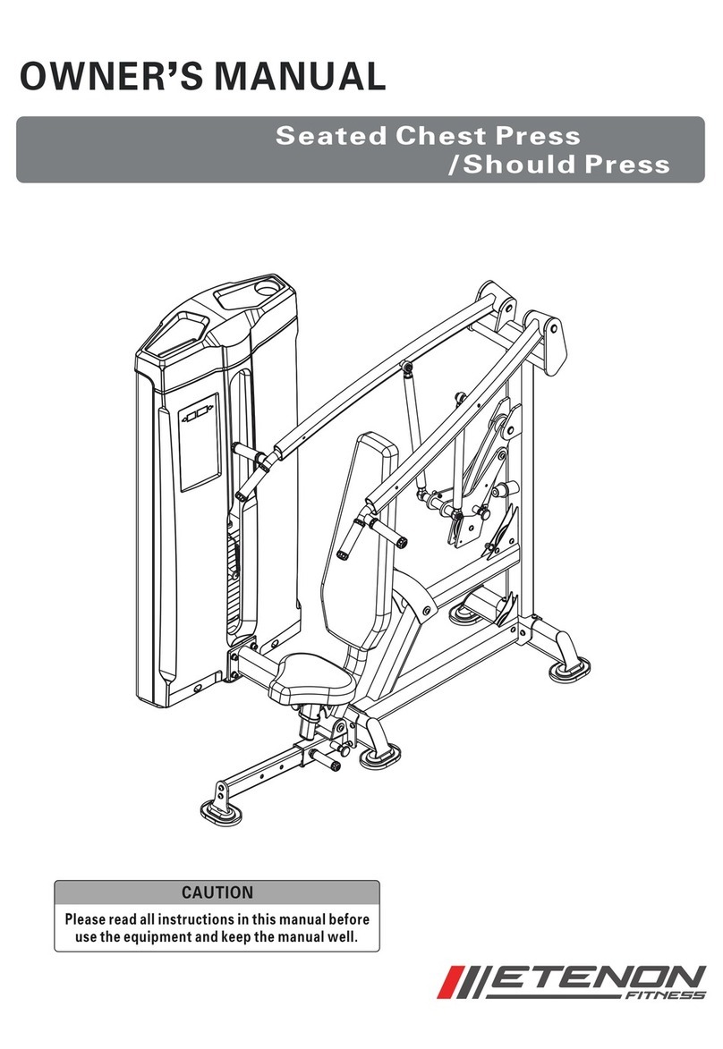 ETENON Fitness PC1601 owner's manual