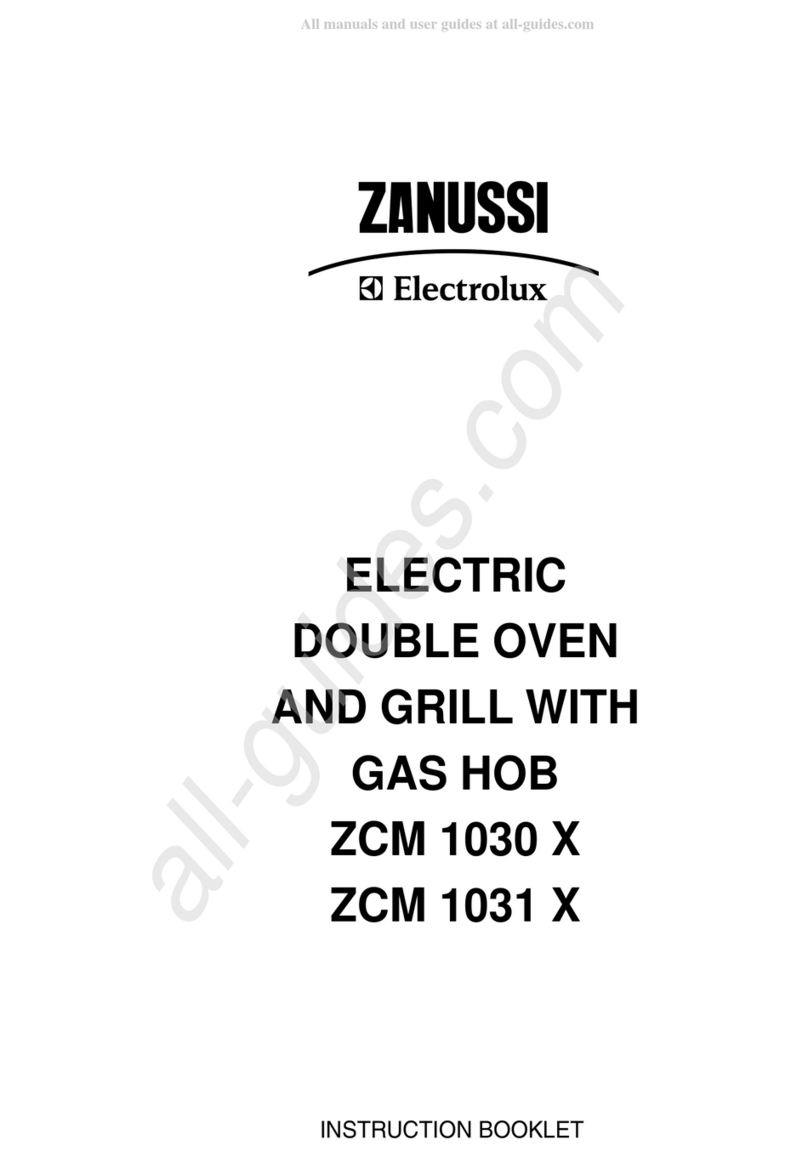 Electrolux ZANUSSI ZCM 1030 X User manual Electrolux ZANUSSI ZCM 1030 X User manual