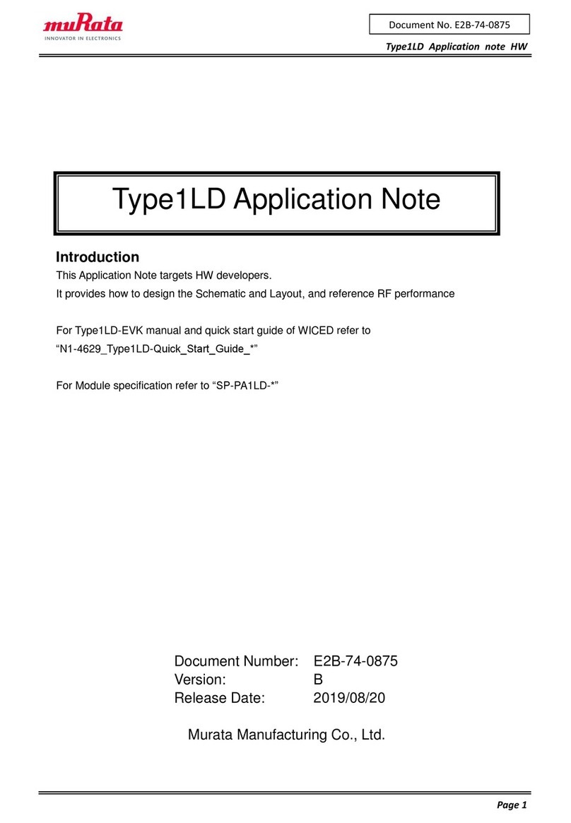 Murata Type1LD Application note Murata Type1LD Application note