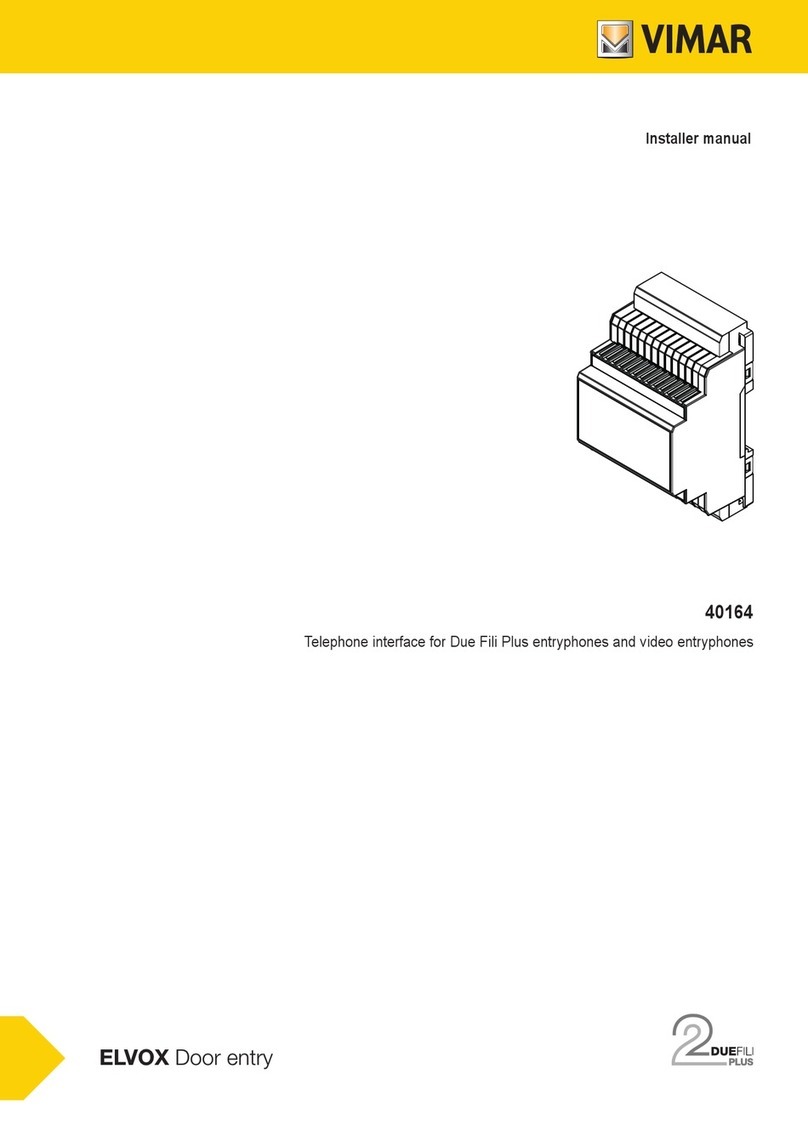 Vimar Elvox 40164 User guide