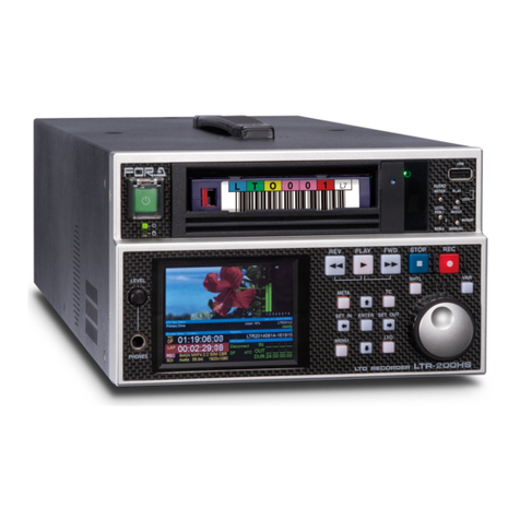 FOR-A LTR-200HS7 User manual