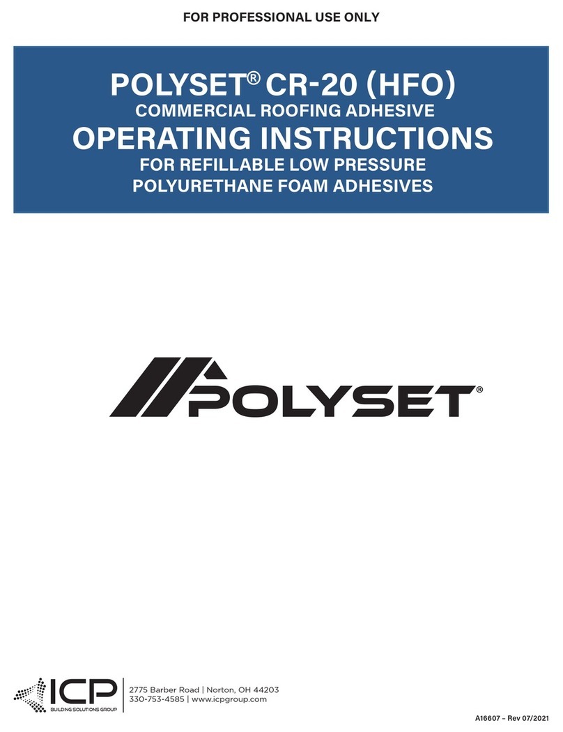 ICP POLYSET CR-20 HFO operating instructions