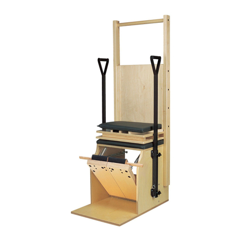 Peak Pilates High/Low Combination Chair Assembly guide