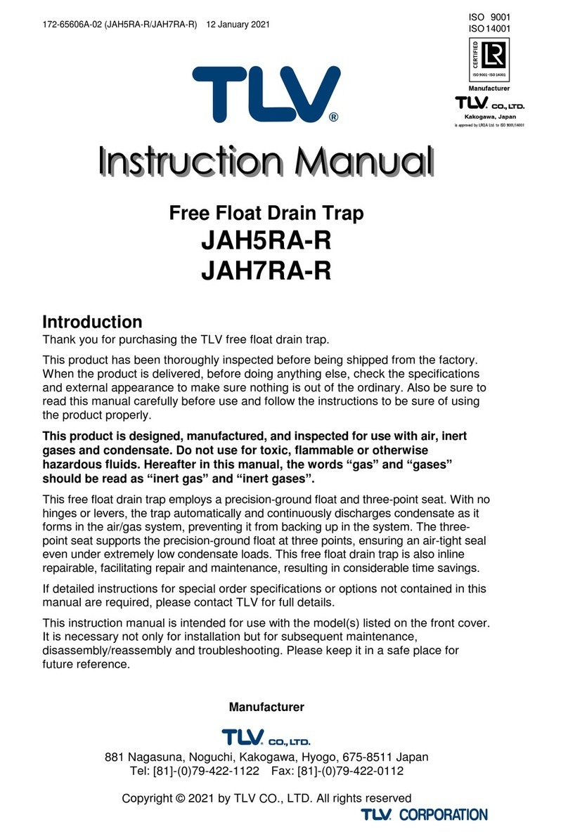 TLV JAH5RA-R instruction manual