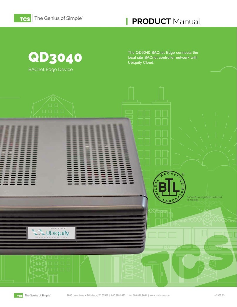 TCS QD3040 product manual