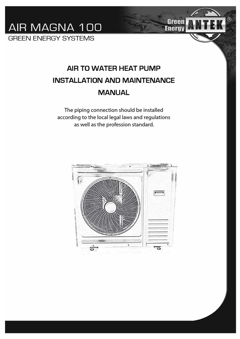 ANTEK AIR MAGNA 100 Installation and maintenance manual