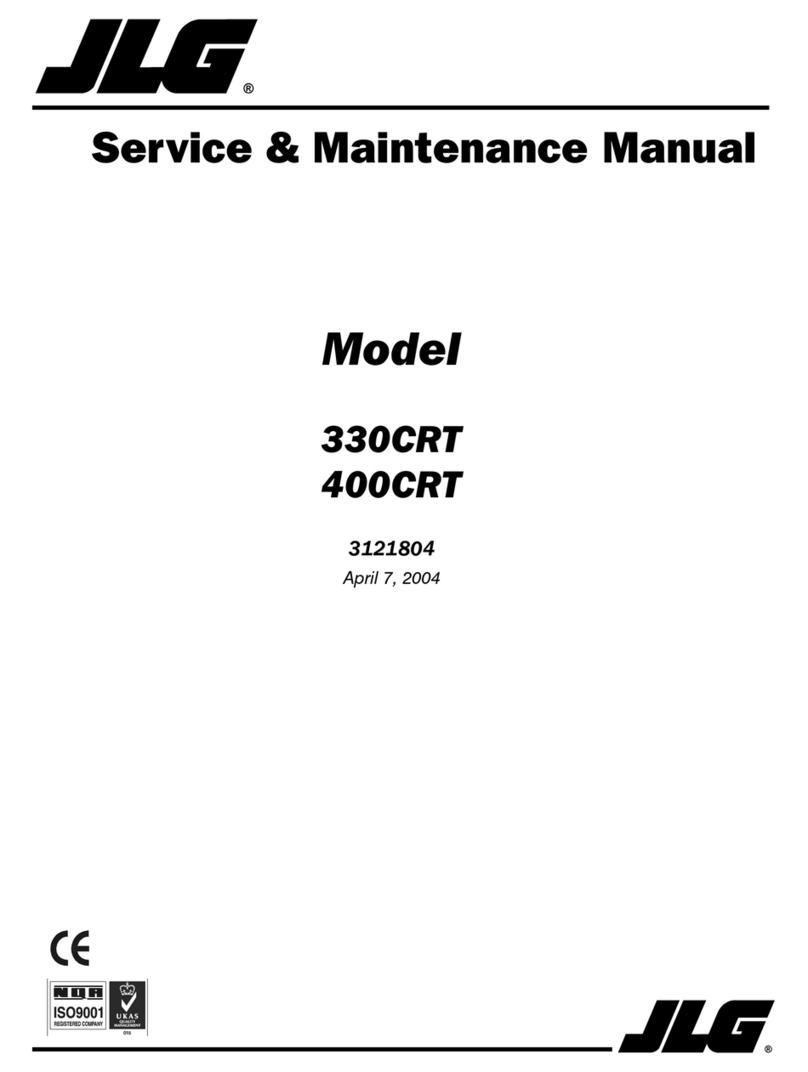 JLG 330CRT User manual
